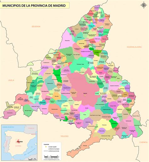Mapa de Madrid con la ubicación de los centros médicos de Adeslas