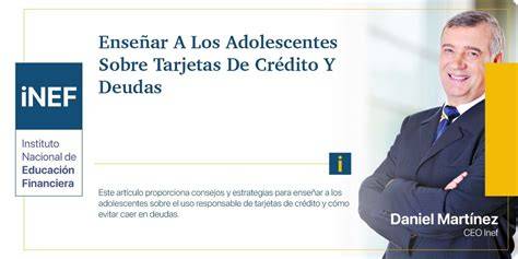 Infografía sobre cómo enseñar a los adolescentes sobre el crédito y las deudas.