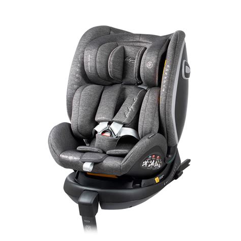 Esquema de protección lateral en una silla de coche infantil