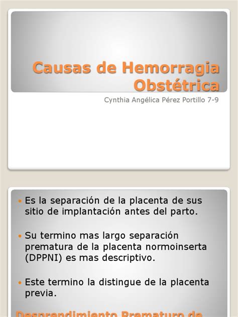 Gráfico de barras mostrando las principales causas de histerectomía obstétrica: hemorragia y sepsis.