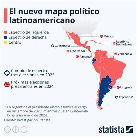 mapa de América Latina mostrando la situación legal de la gestación subrogada por país