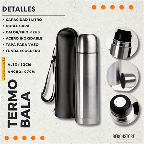 Foto de un termo de acero inoxidable para bebés con papilla caliente
