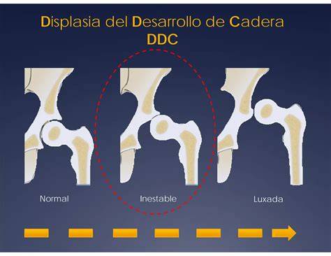 Diagrama de displasia de cadera en recién nacidos