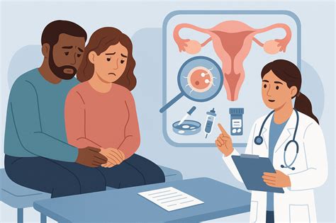 Esquema comparativo de la contribución de factores masculinos y femeninos a la infertilidad en parejas.