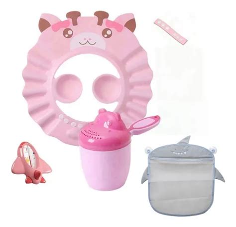 Termómetro de baño y gorro de ducha para bebé