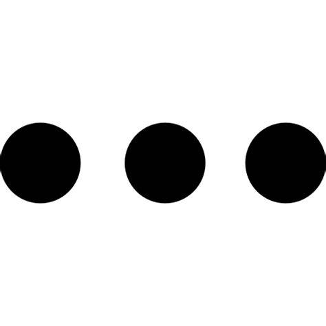 Icono de tres puntos para opciones
