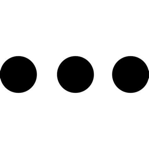 Icono de tres puntos para opciones