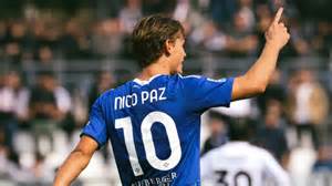 Estadísticas de goles y asistencias de Nico Paz en el Como