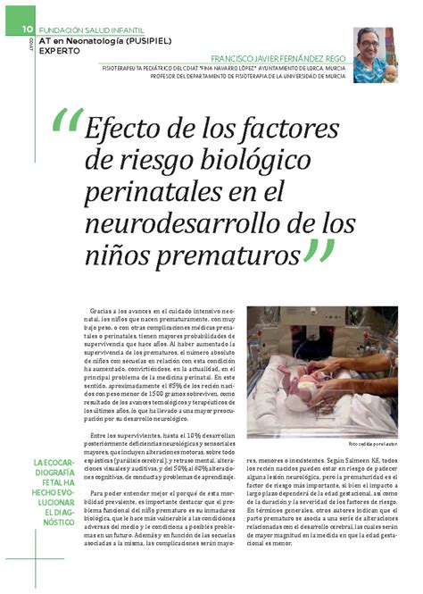 Infografía sobre los factores de riesgo perinatales y su impacto en la salud neurológica del recién nacido.