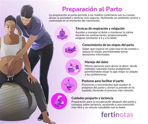 Ilustración de una embarazada realizando ejercicios suaves para la preparación al parto, con énfasis en la postura pélvica.