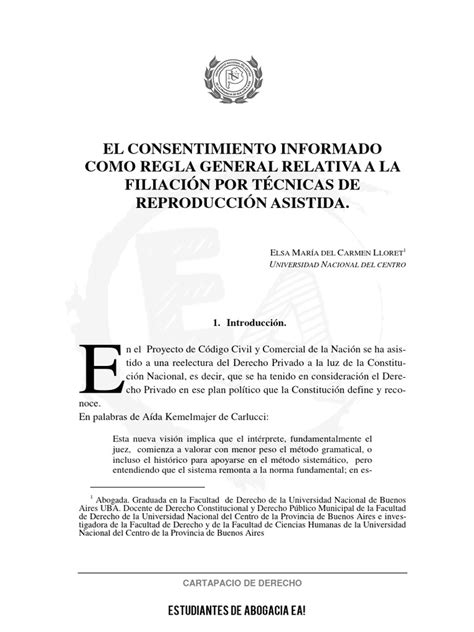 Esquema sobre el proceso de consentimiento informado en reproducción asistida