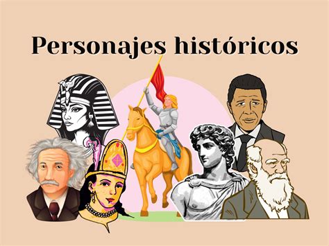 Ilustración de personajes literarios históricos y contemporáneos