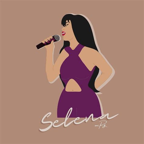 Ilustración temática de Selena Quintanilla o mujeres destacadas en la historia.
