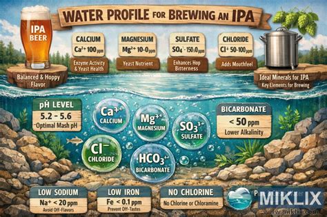 Infografía comparativa: composición química ideal del agua para lactantes (baja en sodio y mineralización débil).