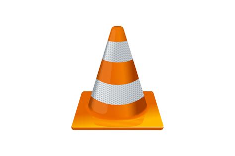 Logo de VLC Media Player con su cono de tráfico