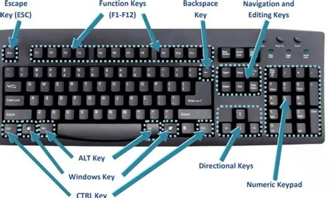 Ilustración de un teclado resaltando la tecla S