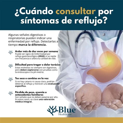 Tabla comparativa de síntomas entre reflujo fisiológico y ERGE