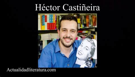 Héctor Castiñeira, autor y enfermero, en un evento literario