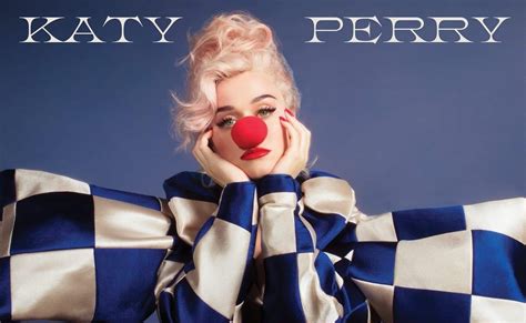 Foto de Katy Perry sonriendo, posiblemente en la portada de su álbum Smile