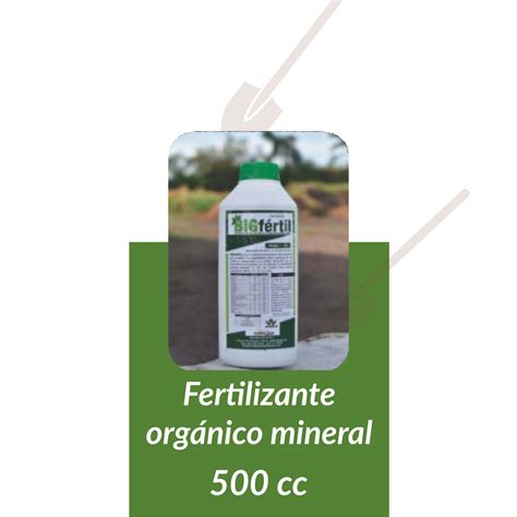 Infografía mostrando la composición de un fertilizante orgánico-mineral