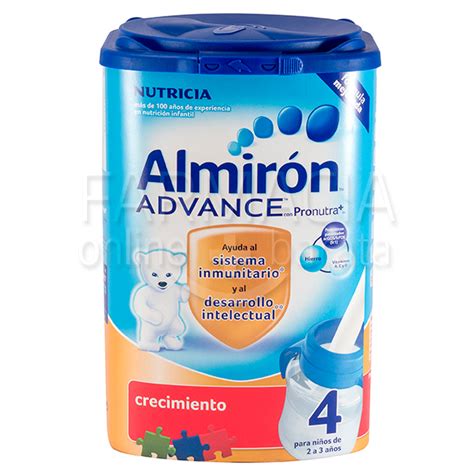 Biberón de Almirón Advance 2 con logo de Nutricia