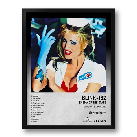 Portada del álbum 'Enema of the State' de Blink-182