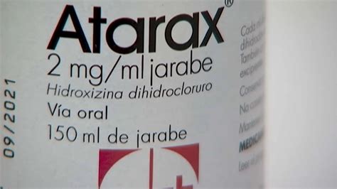Infografía: Usos del Atarax jarabe en niños (alergias, ansiedad, sueño)