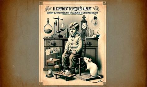 Ilustración del experimento del Pequeño Albert