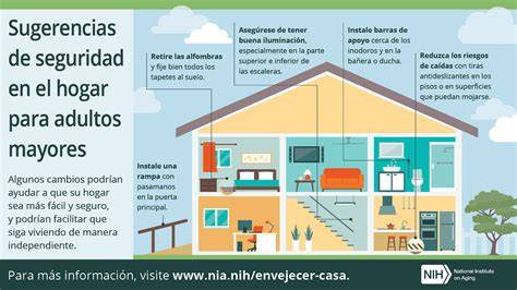 Infografía mostrando cómo organizar una casa segura para gemelos