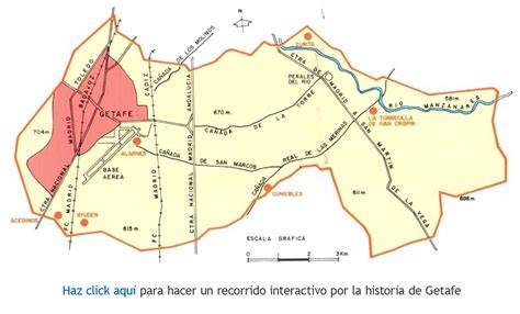 Mapa de Getafe con ubicaciones de clínicas pediátricas y centros de salud destacados