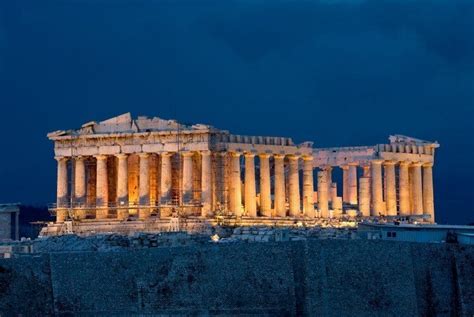 Panorámica de la Acrópolis de Atenas con el Partenón