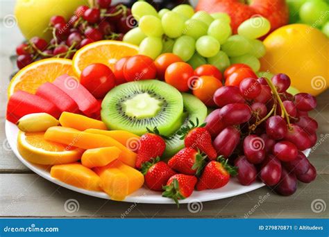 imagen de un plato colorido con diversas frutas y verduras
