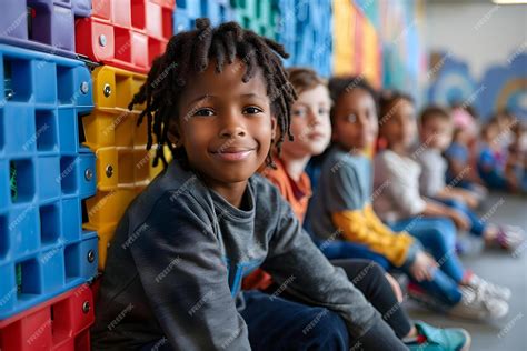 Foto de niños con discapacidad interactuando en un entorno escolar inclusivo
