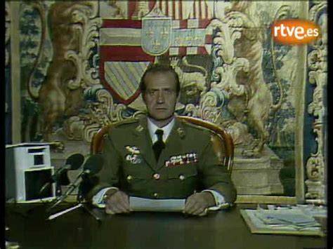 Imagen del Rey Juan Carlos I dirigiéndose a la cámara