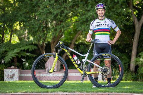 Detalle de la bicicleta Scott Spark de Nino Schurter