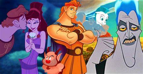 Hermes en la película Hércules de Disney