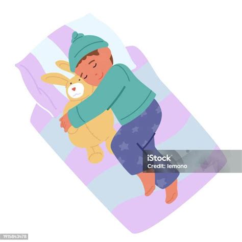 Ilustración de un bebé durmiendo plácidamente en una minicuna