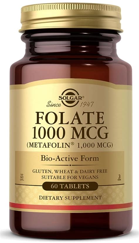 Tabla comparativa de nutrientes: Ácido Fólico, Metafolin, Yodo, Vitamina D, Zinc, Selenio.
