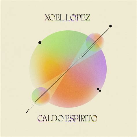 Retrato promocional de Xoel López con estética de su último disco Caldo espírito