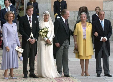 Fotografía de Leandro de Borbón con la Infanta Pilar