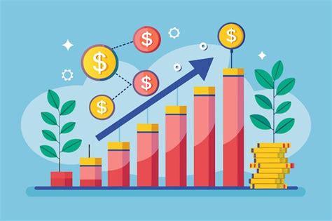 Gráfico financiero básico que representa el crecimiento y la estabilidad de una pequeña empresa de comercio minorista.