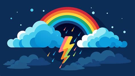 Ilustración conceptual de un arcoíris saliendo tras una tormenta, simbolizando esperanza y renacimiento familiar.