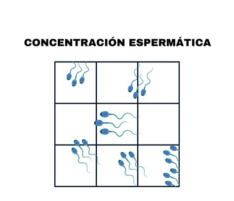 Gráfico comparativo de la concentración espermática necesaria para diferentes técnicas de reproducción asistida.