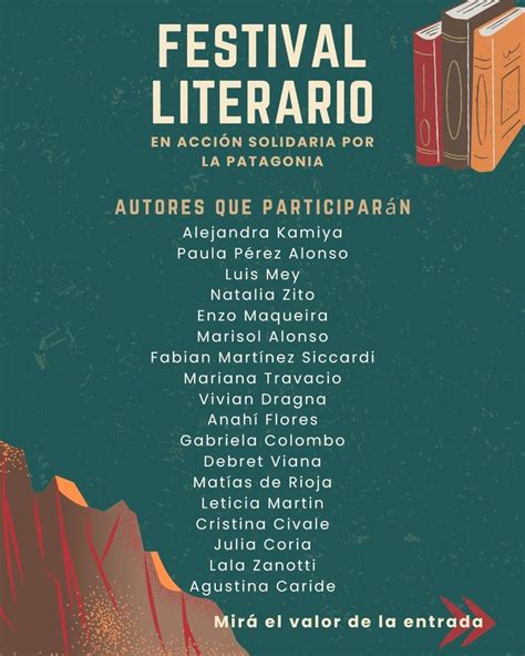 Foto temática: Escritores contemporáneos en un festival literario.