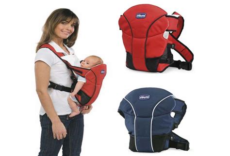 Esquema de las características de la mochila portabebés Inesca Baby Trans, mostrando sus ajustes y compartimentos