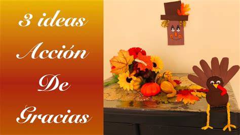 decoración de mesa con manualidades de acción de gracias