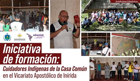 Mapa del Vicariato Apostólico de Inírida en la Amazonía colombiana.