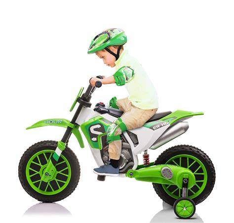 Variedad de motos de juguete para diferentes edades, incluyendo correpasillos y motos eléctricas.