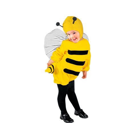 Ejemplo de niño con disfraz de abeja personalizado y accesorios