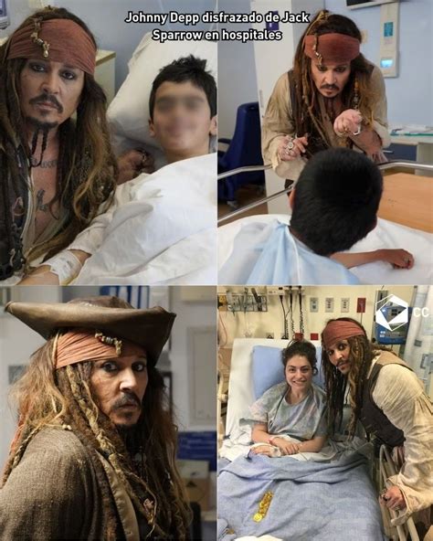 Mapa mundial destacando ciudades visitadas por Johnny Depp en hospitales